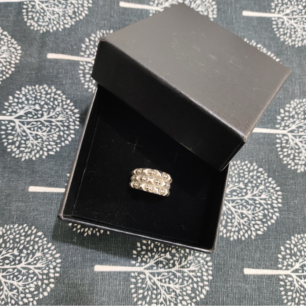 Chrome Hearts Double Floral Cross Ring